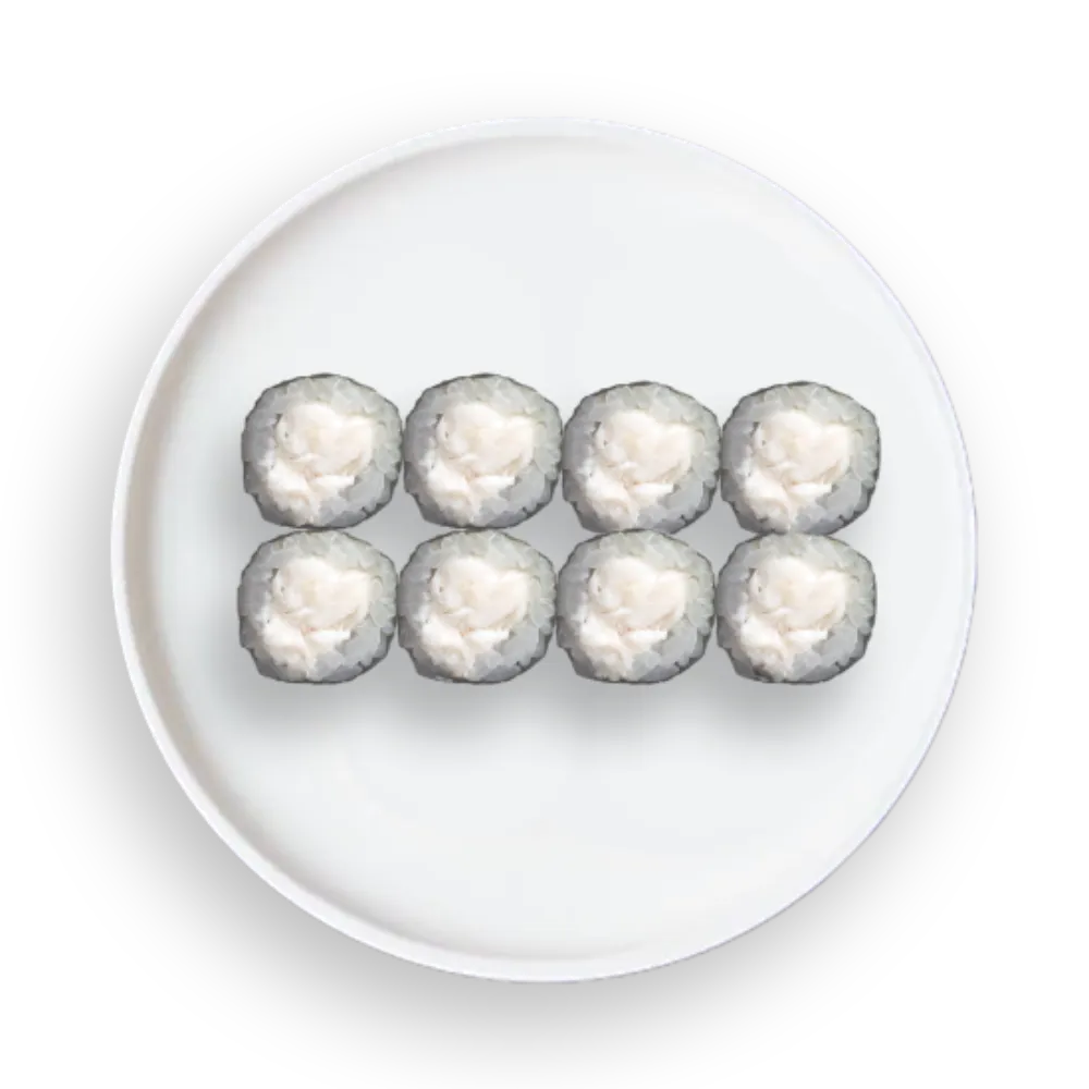 Hosomaki z doradą w tempurze