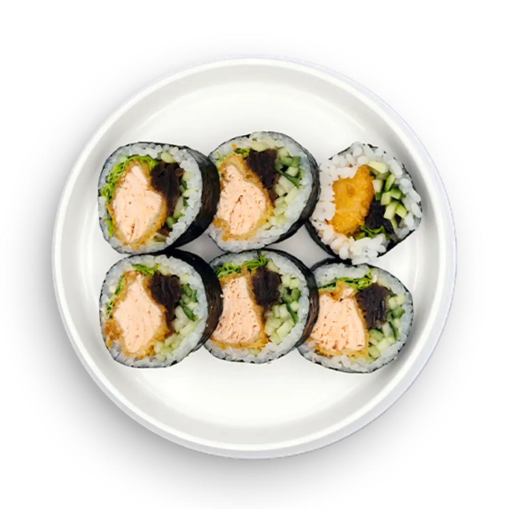 Futomak łosoś w panko 6 szt.